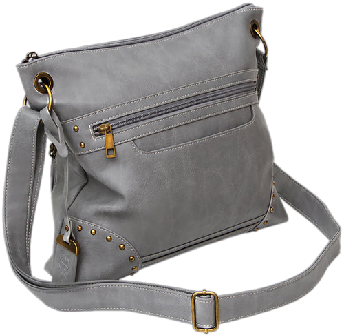 BDOG BDP-082   CROSS BODY STYLE PURSE W/HOLSTR GRY