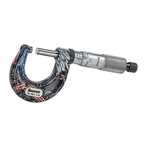 Starrett 0-1 inches American Pride Outside Micrometer