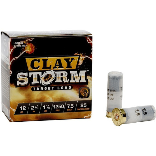 Fiocchi 12 Gauge Ammo 1-1/8 oz #7.5 Shot Ammunition - 25 Rounds