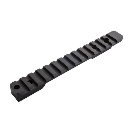 PARAMOUNT 1-PIECE PICATINY BASE 0 MOA BLACK