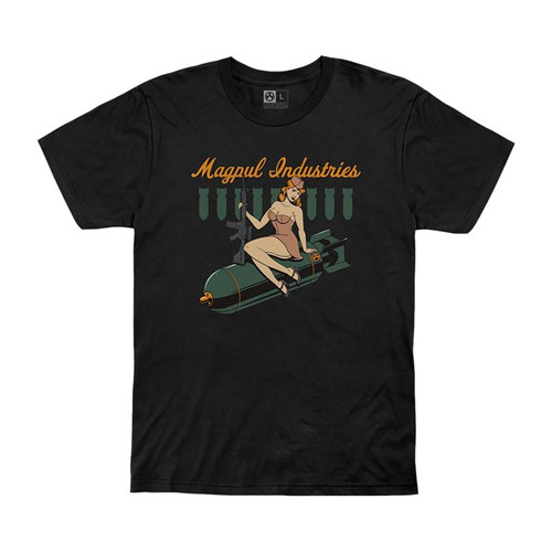 BOMBSHELL COTTON T-SHIRT 3X-LARGE BLACK