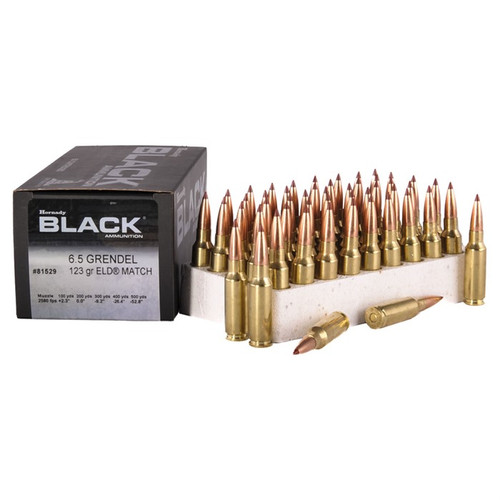 BLACK 6.5 GRENDEL 123GR ELD MATCH POLYMER TIPPED 50/BOX