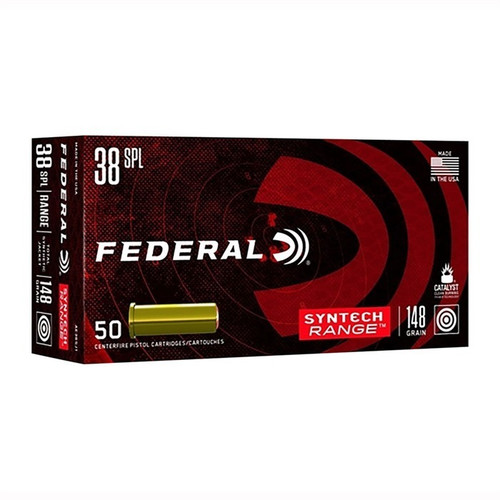 Federal .38 Special Ammo 148gr Lead Wadcutter Ammunition - 50 Rounds