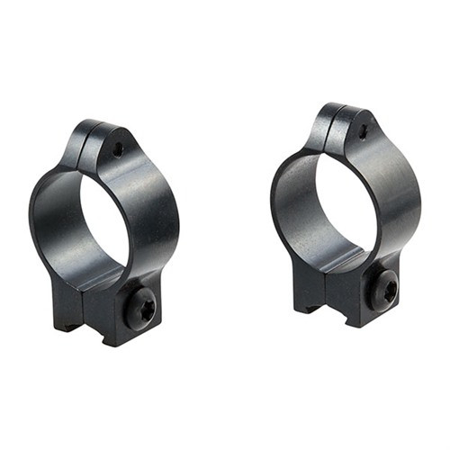 1'' LOW (0.35'') 11MM DOVETAIL RINGS, BLACK
