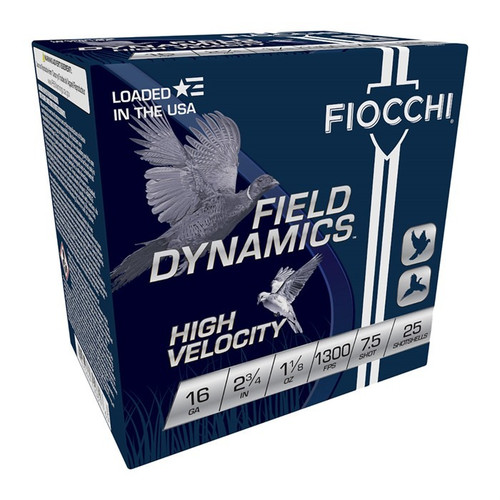 Fiocchi 16 Gauge Ammo 1-1/8 oz #7.5 Lead Ammunition - 250 Rounds