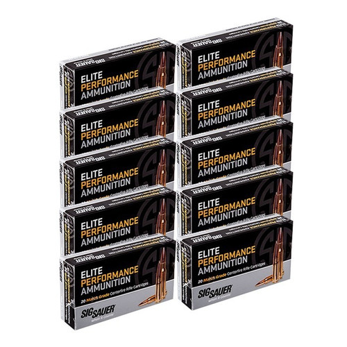 Sig Sauer 223 Remington Ammo 77gr OTM Ammunition - 200 Rounds
