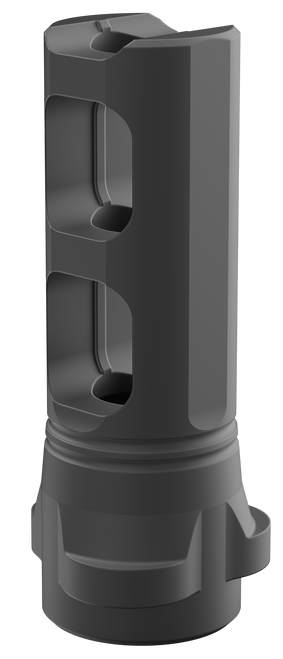 Breek Arms BRK4311 Breek LOK 3QD Gemini Dual-Port Black Nitride Steel 5/8"x24 Threads 30 Cal