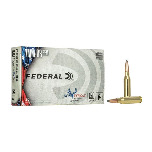 Federal 7mm-08 Ammo 150gr SP Ammunition - 20 Rounds