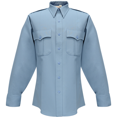 Deluxe Tropical Long Sleeve Shirt w/ Pleated Pockets