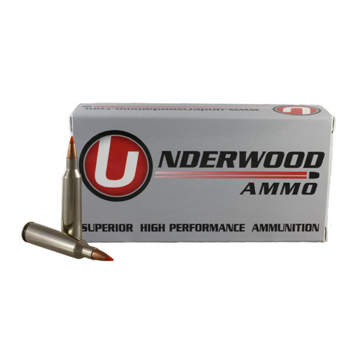 Underwood Ammo .22-250 Remington Ammo 50gr BTV Ammunition - 20 Rounds