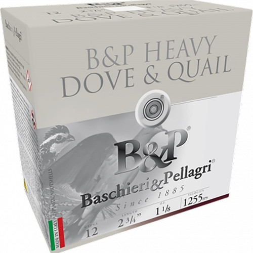 B&P 12 Gauge Ammo 1 oz Steel Ammunition - 250 Rounds