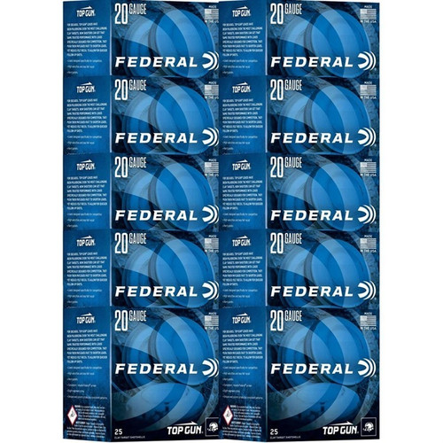 Federal 20 Gauge Ammo 7/8 oz #7.5 Lead Ammunition - 250 Rounds