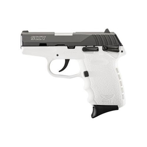 SCCY CPX-1 CBWT 9MM BLACK/WHITE (DOUBLE SIDED SAFETY)