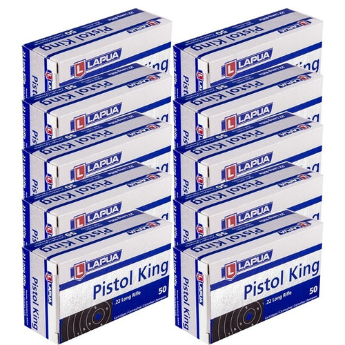Lapua 22 LR Ammo 40gr LRN Ammunition - 500 Rounds