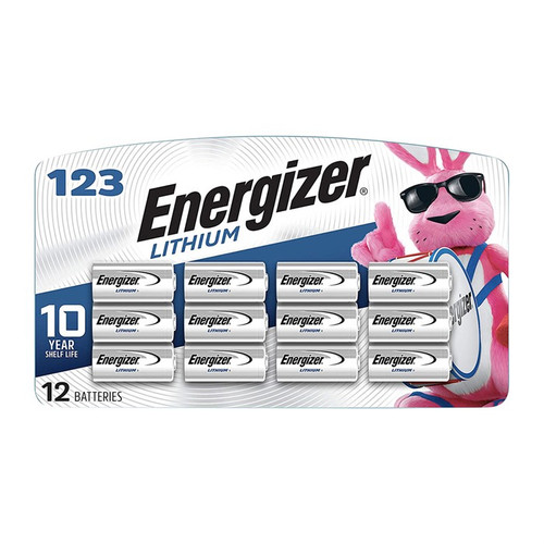 CR 123 LITHIUM BATTERIES 12/PACK