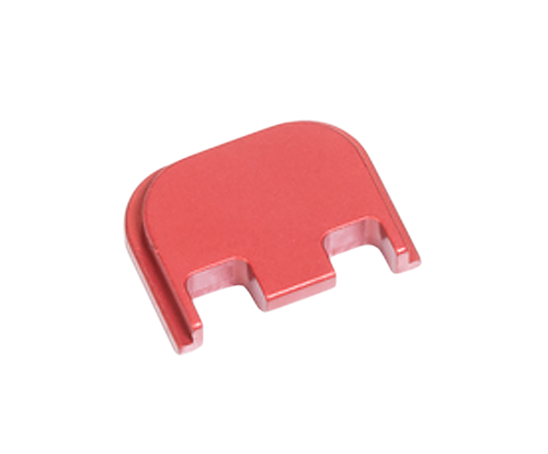Timber Creek Outdoors GL43XSCPR Glock 43X/48 Slide Cover Plate Red Aluminum