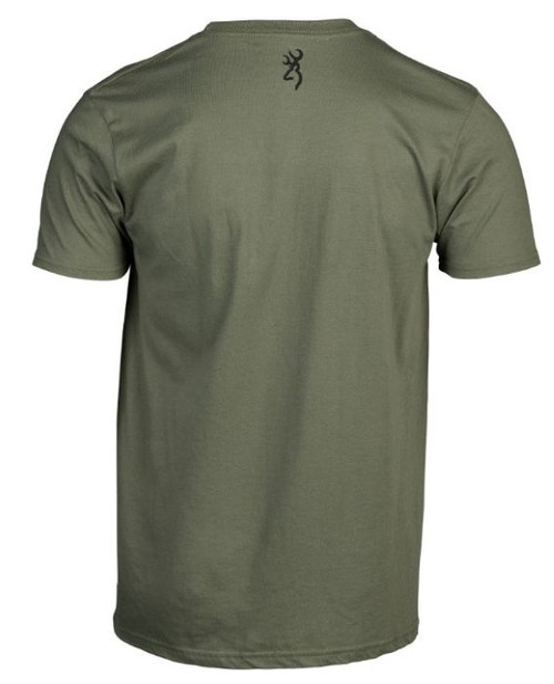 BUCKMARK GREEN/OVIX LARGEBROWNING SS T-SHIRT CAMO 