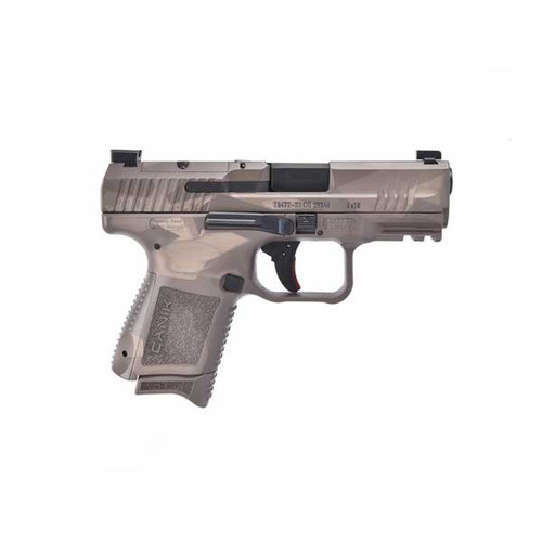 TP9 ELITE SC 9MM 3.6'' BBL(1)12RD&(1)15RD SPLINTER CAMO BROWN