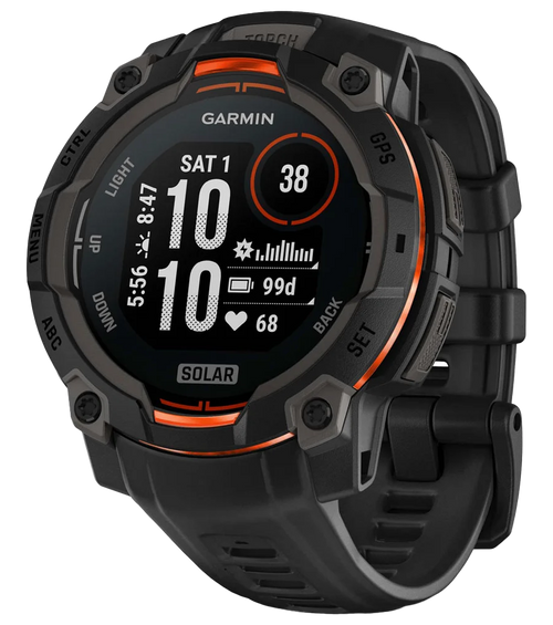 GAR 010-02934-00    INSTINCT 3 45MM SOLAR BLK/CHAR