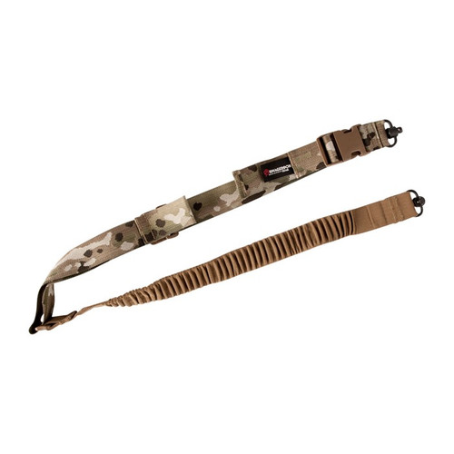 PRECISION RIFLE SLING WITH QD SWIVELS, MULTICAM