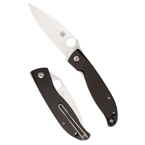 SPYDERCO MANTRA 4 CF 3.34" BLK/SLV