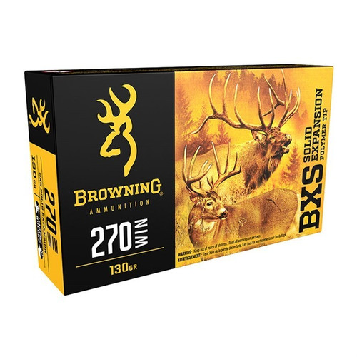 Browning Ammunition 270 Win Ammo 130gr BXSSE Ammunition - 20 Rounds