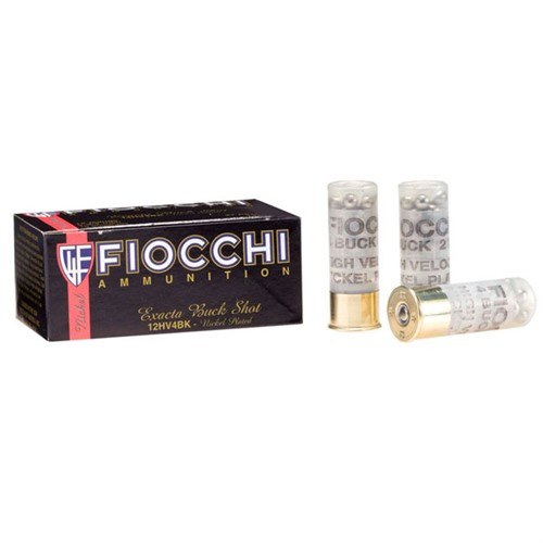 FIOCCHI BUCK SHOT LOW RECOIL 12GA 2.75'' #00 9 PELLETS 10/BX