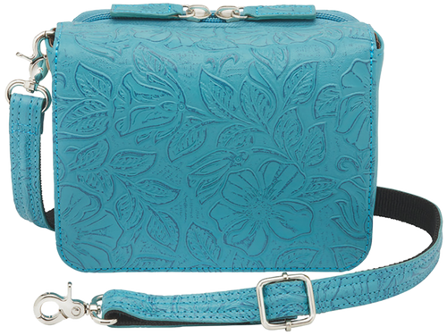 GTM  GTM-15TLD/BLUE   CROSSBODY COWHIDE       TURQ