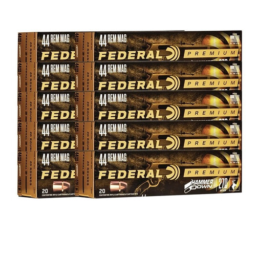 Federal .44 Magnum Ammo 270gr Bonded SP Ammunition - 200 Rounds