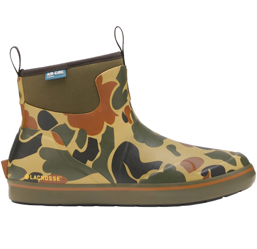 LAC ALPHA DECK BOOT 6" HRDWOOD CAMO