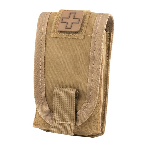 TOURNIQUET/SELF-AID POUCH W/BELT ATTACHMENT COYOTE