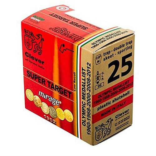 Clever 12 Gauge Ammo 1 oz #8 Lead Shot Ammunition - 25 Rounds