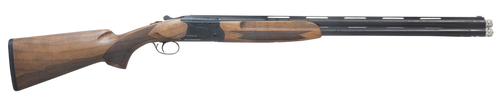 Pointer REXFT912BBW12 FT912 Field Trek Full Size 12 Gauge Break Open 3" 2rd 28" Black Over/Under Vent Rib Barrel, Black Steel Receiver, Fixed Walnut Stock, Ambidextrous