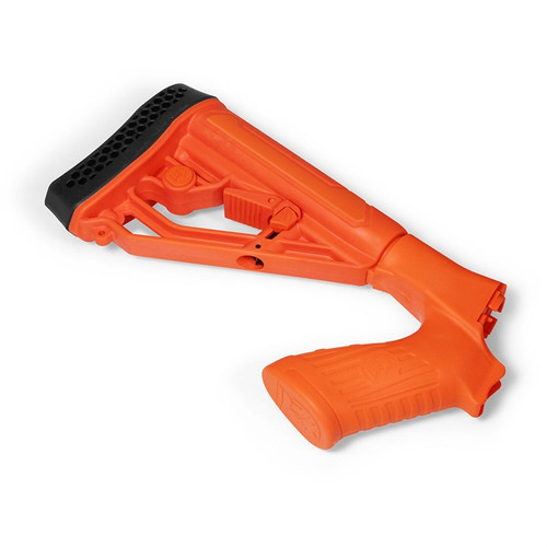 EX PERFORMANCE ADJ PISTOL GRIP STK 12G MOSS 500/590/88 ORNGE