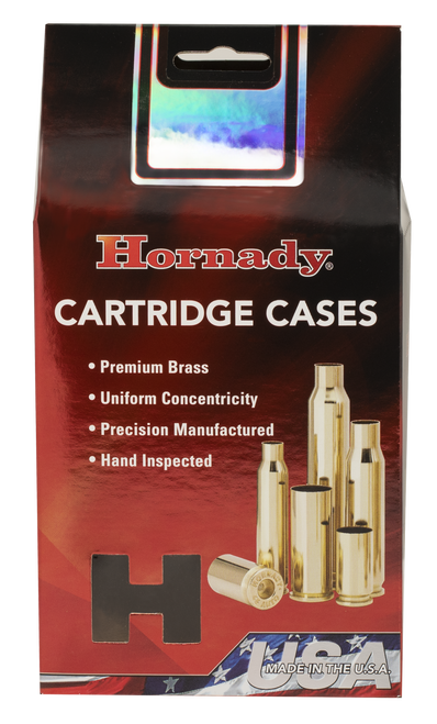 Hornady 87411 Unprimed Cases  41RemMag Handgun Brass 100 Per Box/5 Case