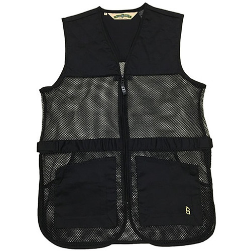 FULL MESH DUAL PAD SHOOTING VEST BLACK 3XL