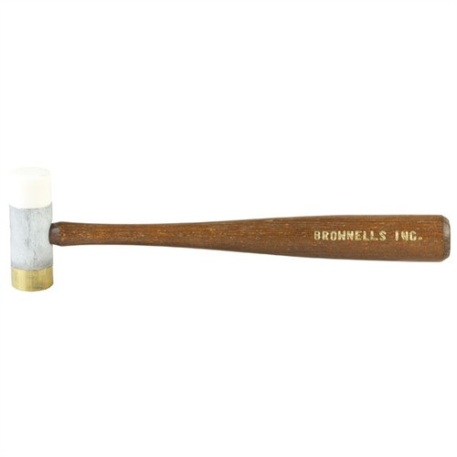 HAMMER, BRASS/NYLON, 1''