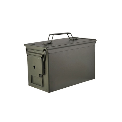 STEEL AMMO CAN, M2A1 50 CALIBER, O.D. GREEN
