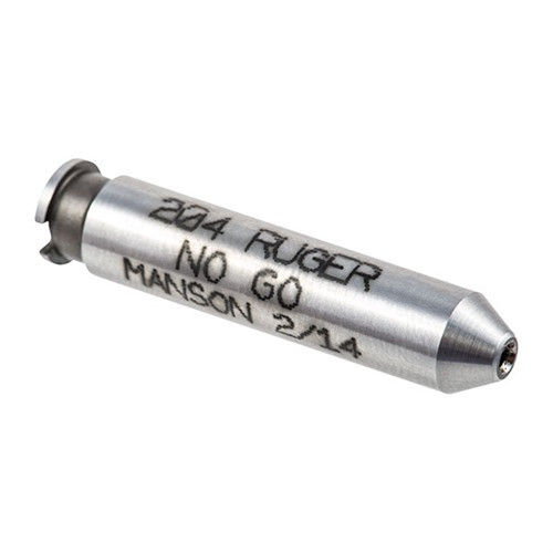 204 RUGER NO-GO GAUGE HEADSPACE GAUGE STEEL
