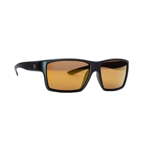 EXPLORER MATTE BLACK FRAME BRONZE LENS W/GOLD LENS MIRROR