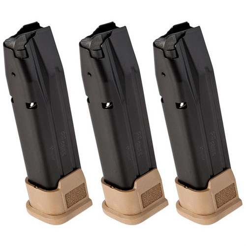 P250/P320FS EXTENDED MAGAZINE 9MM LUGER 21RD COYOTE 3/PACK