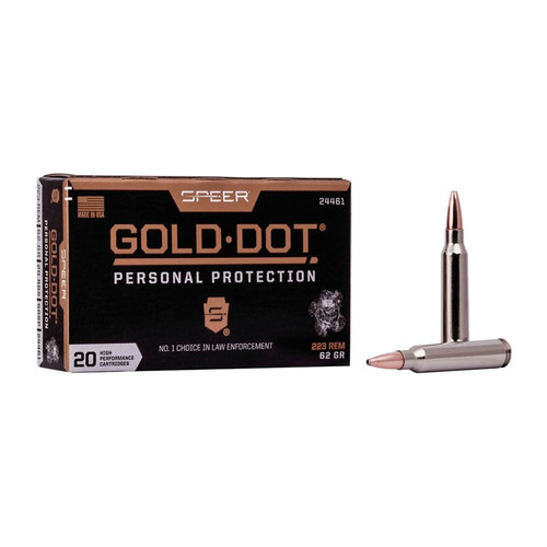 GOLD DOT 223 REMINGTON 62GR GOLD DOT SOFT POINT 200/CASE