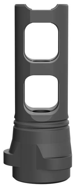 Breek Arms BRK4310 Breek LOK 3QD Gemini Dual-Port Black Nitride Steel 1/2"x28 Threads 223 Cal/5.56mm