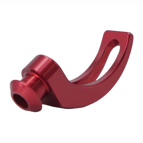 RUGERPC CARBINE SPARTAN SKELETONIZED CHARGING HANDLE RED