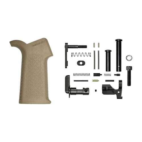 M5 LOWER PARTS KIT W/MOE SL GRIP, NO FCG FOR AR-308 FDE