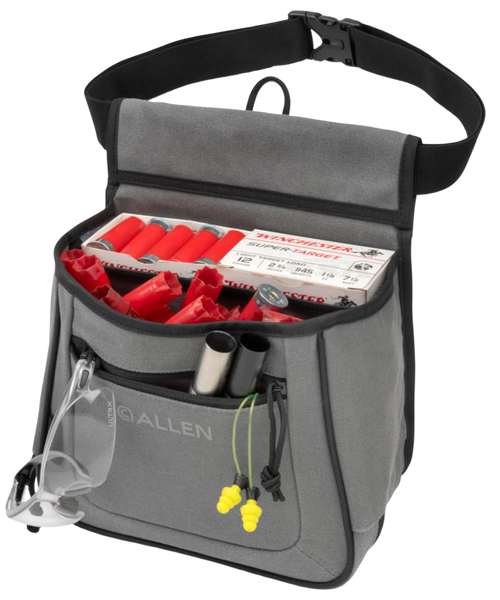 ALLEN 8409    RIVAL DBL COMPRTMNT SHELL BAG  GRY