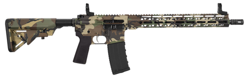 Hi-Point HP15R-556M81 HP 15R 5.56 NATO 30+1 16" Black Threaded Barrel, M81 Woodland Camo Aluminum Receiver w/Picatinny Rail, M-LOK Handguard, B5 Bravo Polymer Stock, Black B5 P Type 23 Grip