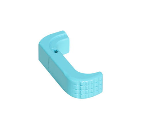 Timber Creek Outdoors GL43XEMRRE Glock 43X Extended Magazine Release Anodized Robin's Egg Blue Aluminum