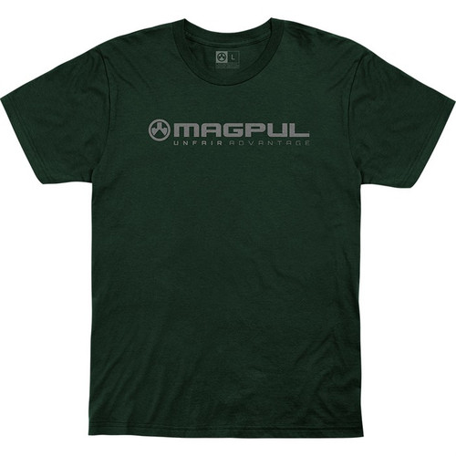 UNFAIR ADVANTAGE COTTON T-SHIRT MEDIUM FOREST GREEN