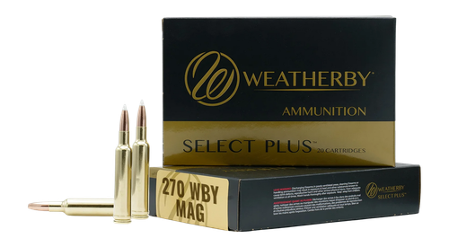 Weatherby 270 Weatherby Magnum 134gr Hammer Custom Bullet Ammo - 20 Rounds